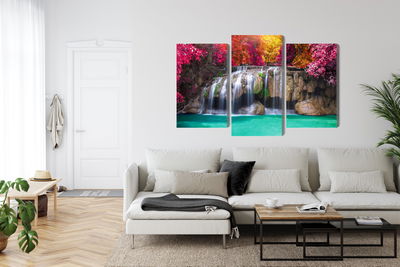 Ljuddämpande tavla - A waterfall in the deep