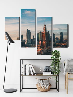 Ljuddämpande tavla - Warsaw and the view