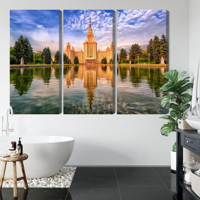 Ljuddämpande tavla - View of the building