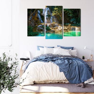 Ljuddämpande tavla - Kuang si waterfall