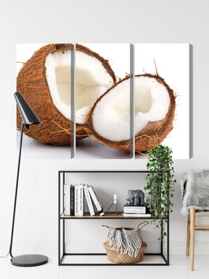 Ljuddämpande tavla - Coconut halves