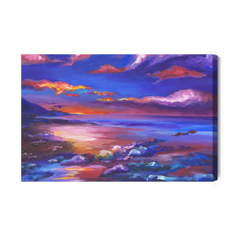 Ljuddämpande tavla - Abstract sea landscape