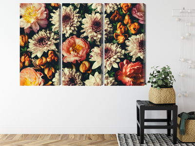 Ljuddämpande tavla - Variety of colorful 3d