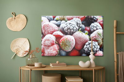 Ljuddämpande tavla - Strawberries