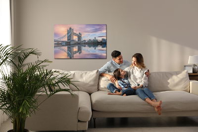 Ljuddämpande tavla - 3d London panorama