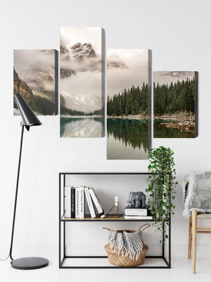 Ljuddämpande tavla - Moraine Lake in banff