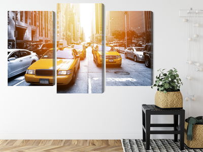 Ljuddämpande tavla - Taxi in the sunshine nyc