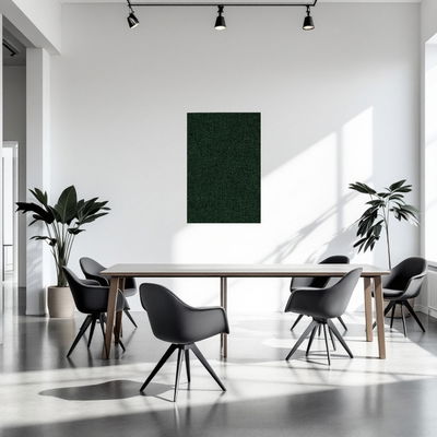 Ljudabsorbent till vägg, Wall rectangle stående, Grön (37)
