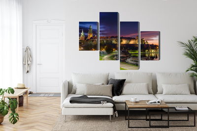 Ljuddämpande tavla - Wawel royal castle at sunrise