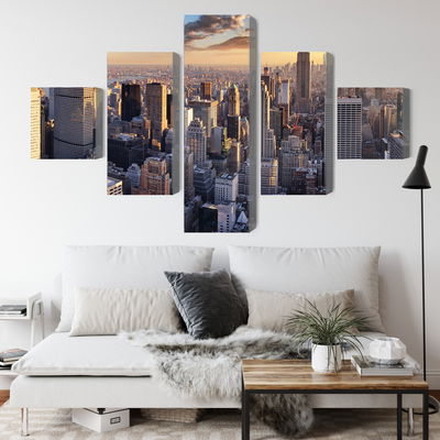 Ljuddämpande tavla - 3d panorama of New York city