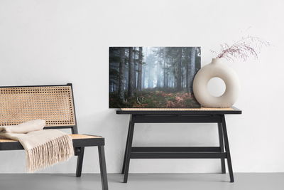 Ljuddämpande tavla - Forest in the fog