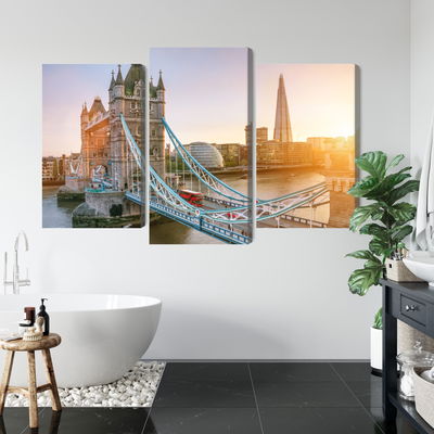 Ljuddämpande tavla - Tower bridge at sunrise