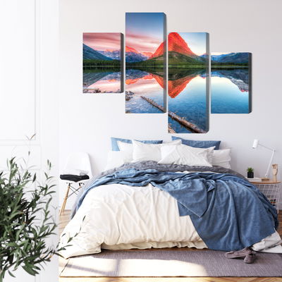 Ljuddämpande tavla - Swiftcurrent lake in the Usa