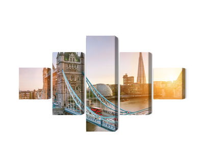 Ljuddämpande tavla - Tower bridge at sunrise