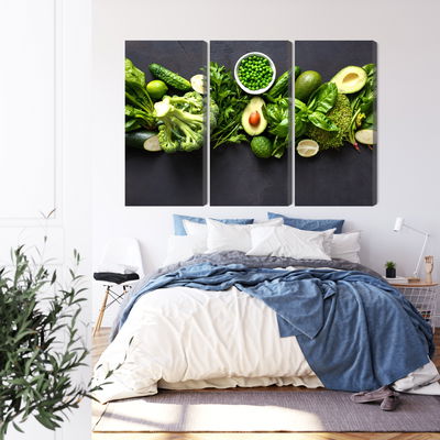 Ljuddämpande tavla - Green vegetables