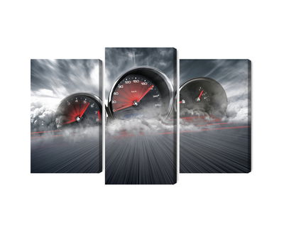 Ljuddämpande tavla - High speed car counters