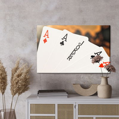 Ljuddämpande tavla - Joker among aces