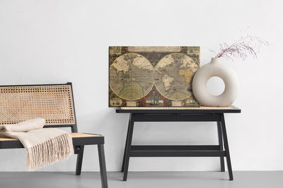 Ljuddämpande tavla - Ancient world map