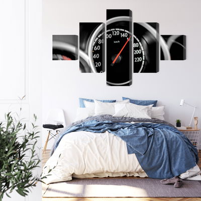 Ljuddämpande tavla - Car speedometer