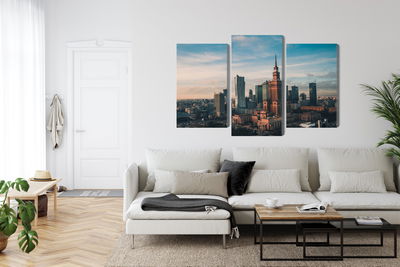 Ljuddämpande tavla - Warsaw and the view