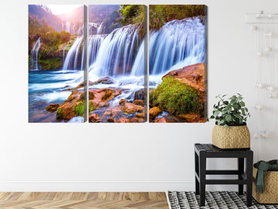 Ljuddämpande tavla - Jiulong waterfall in luoping