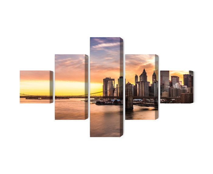Ljuddämpande tavla - Panorama of the brooklyn
