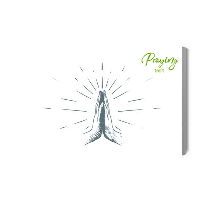 Ljuddämpande tavla - Prayer to god
