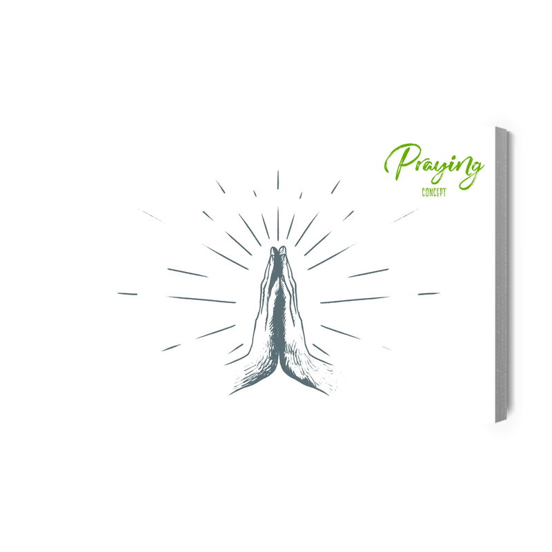 Ljuddämpande tavla - Prayer to god