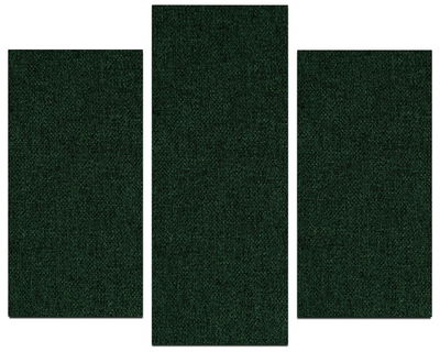 Ljudabsorbent till vägg - Wall 3-parts two