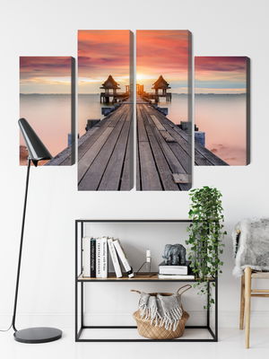 Ljuddämpande tavla - Hazy sea