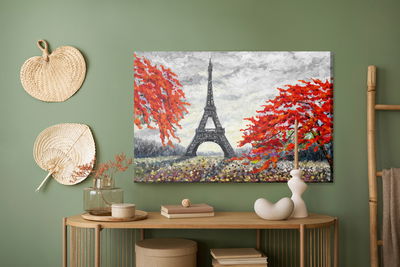 Ljuddämpande tavla - The eiffel tower between