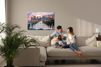 Ljuddämpande tavla - New York city panorama