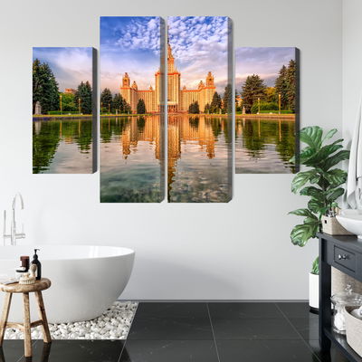 Ljuddämpande tavla - View of the building