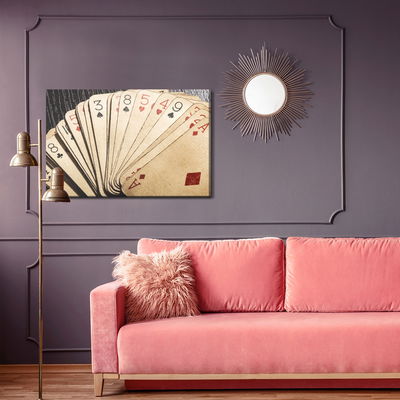 Ljuddämpande tavla - Old deck top view