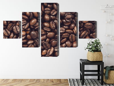 Ljuddämpande tavla - Roasted coffee beans