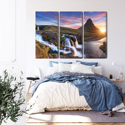 Ljuddämpande tavla - Kirkjufell mountain