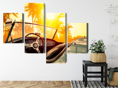 Ljuddämpande tavla - View from the car