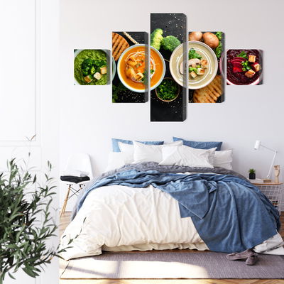 Ljuddämpande tavla - Vegetable cream soups