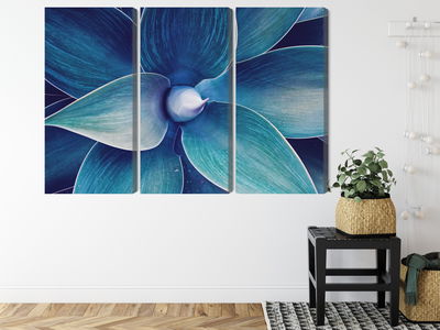 Ljuddämpande tavla - Top view of the plant