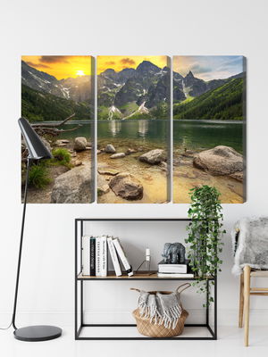 Ljuddämpande tavla - Morskie oko in tatra