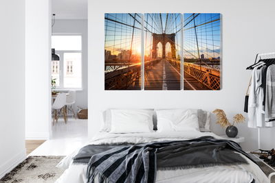 Ljuddämpande tavla - Brooklyn bridge in New York