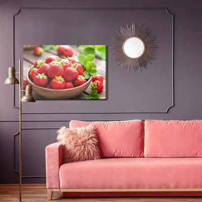 Ljuddämpande tavla - A bowl of strawberries