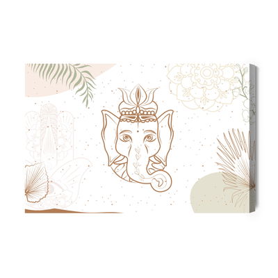 Ljuddämpande tavla - Drawing of ganesha