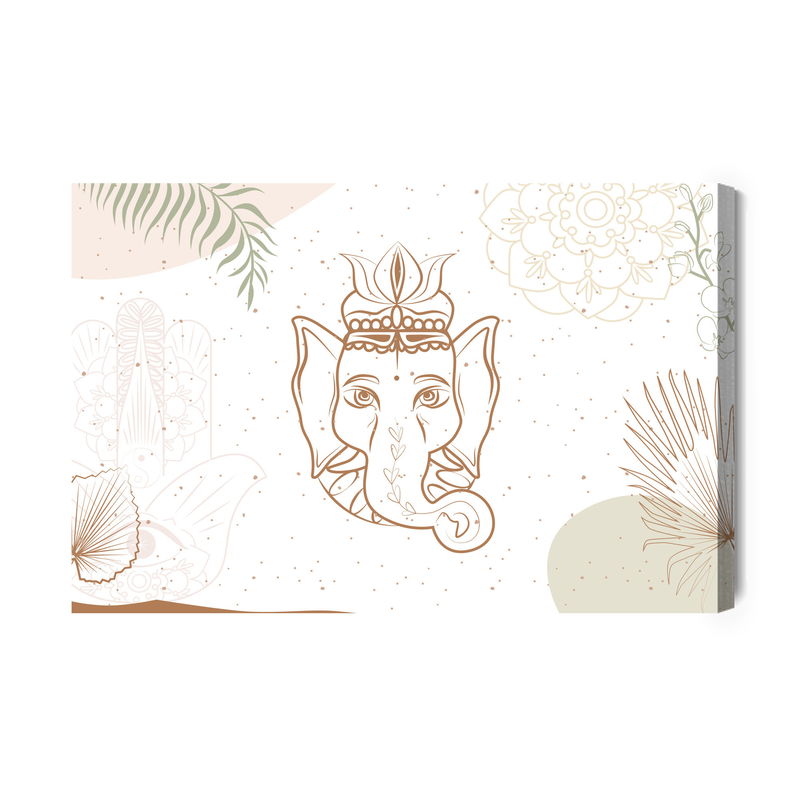 Ljuddämpande tavla - Drawing of ganesha