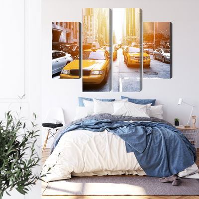 Ljuddämpande tavla - Taxi in the sunshine nyc