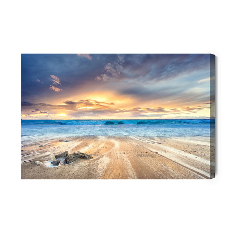 Ljuddämpande tavla - Beach, sea, sand