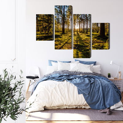 Ljuddämpande tavla - Morning sun rays