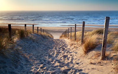 Ljuddämpande tavla - North sea beach 3d