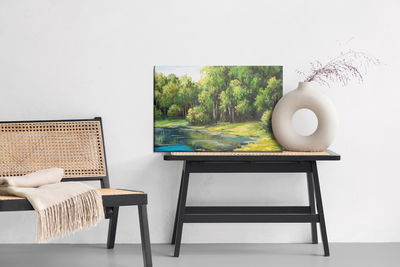 Ljuddämpande tavla - View of the lake