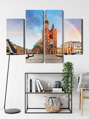 Ljuddämpande tavla - St. mary's basilica in Kraków